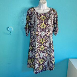 Soybu Purple Short Sleeve Size M Sporty Athletic Pullover Dress Looks Unworn